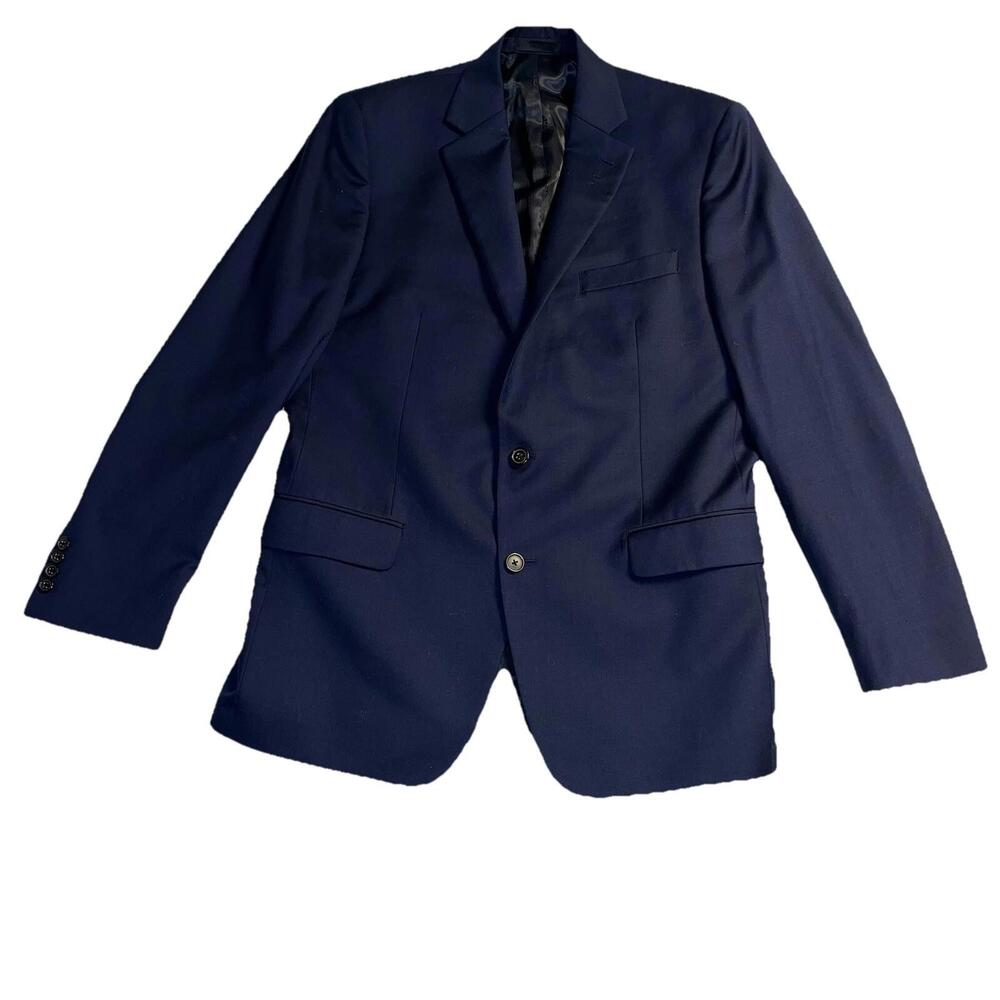 Lauren‎ Ralph Lauren Men’s Blazer Sport Coat Size 42L Classic Fit 2 Button Blue